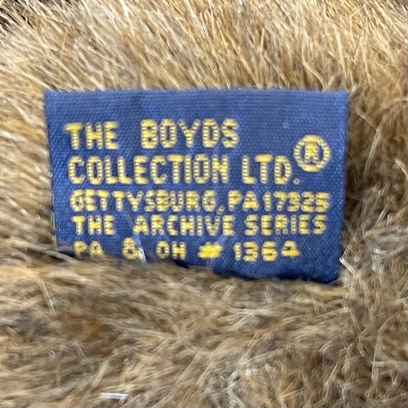 Boyds Collection Plush 12” Bear with Movable Legs and Arms Vintage - Picture 4 of 8